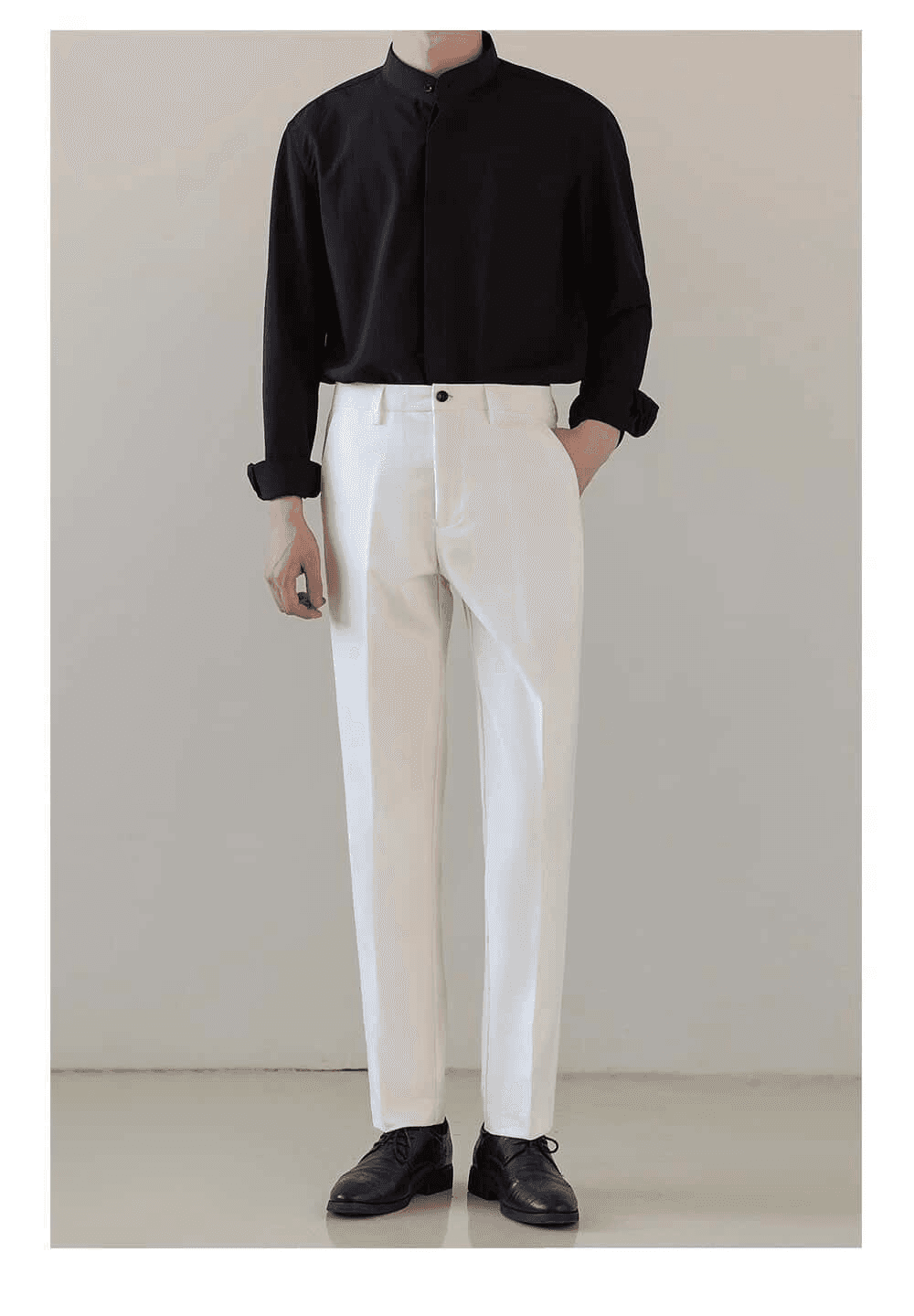 Slim-fit dress trousers — view 6