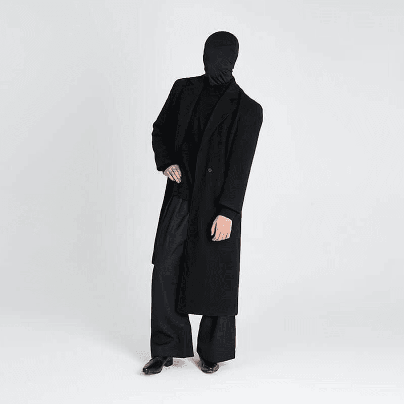 Black Long Coat — view 3