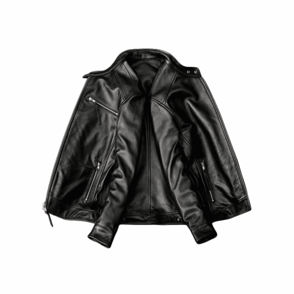Black Leather Jacket — view 3